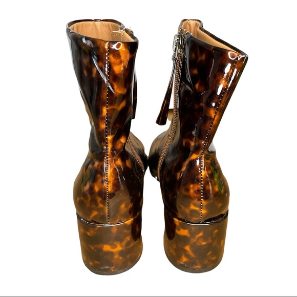 Tortoise Square Toe Ankle Boot🚫SOLD🚫 - Picture 8 of 12